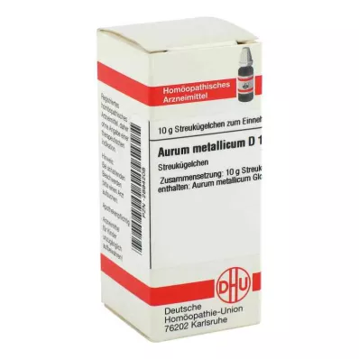 AURUM METALLICUM D 10 globuli, 10 g AURUM METALLICUM D 10 globuli, 10 g