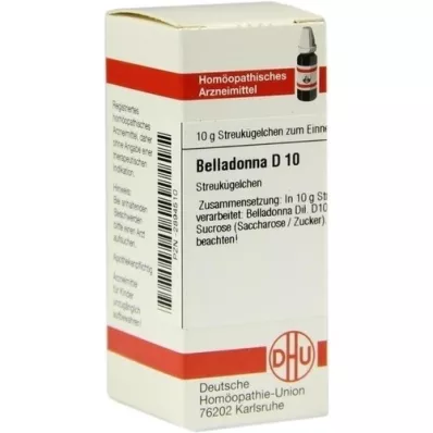 BELLADONNA D 10 globuli, 10 g