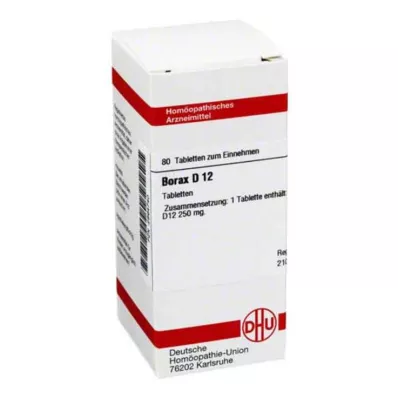 BORAX D 12 tabletter, 80 st