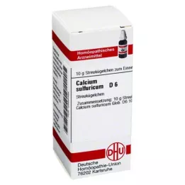 CALCIUM SULFURICUM D 6 kulor, 10 g