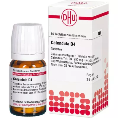 CALENDULA D 4 tabletter, 80 pc