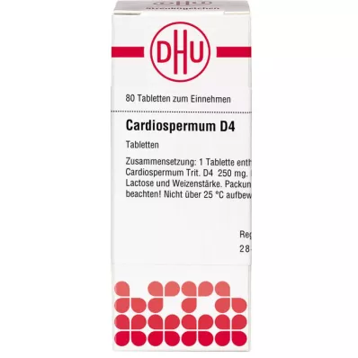 CARDIOSPERMUM D 4 tabletter, 80 pc