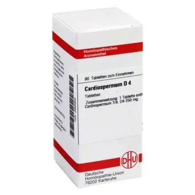 CARDIOSPERMUM D 4 tabletter, 80 pc