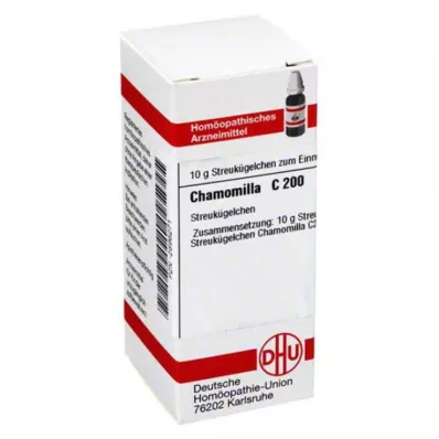 CHAMOMILLA C 200 globuli, 10 g