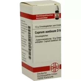 CUPRUM ACETICUM D 6 kulor, 10 g