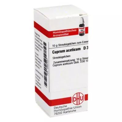 CUPRUM ACETICUM D 30 globuli, 10 g CUPRUM ACETICUM D 30 globuli, 10 g