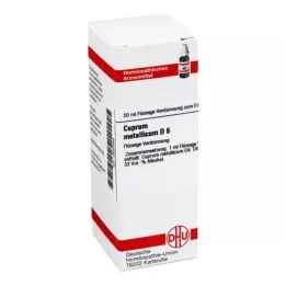 CUPRUM METALLICUM D 6 Utspädning, 20 ml
