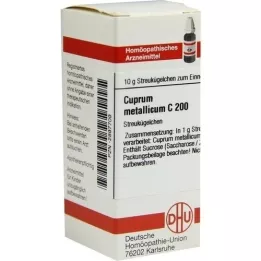 CUPRUM METALLICUM C 200 globuli, 10 g