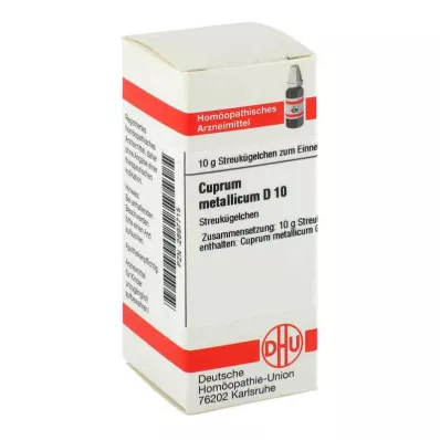 CUPRUM METALLICUM D 10 globuli, 10 g CUPRUM METALLICUM D 10 globuli, 10 g
