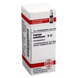 CUPRUM METALLICUM D 12 kulor, 10 g