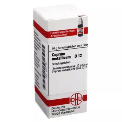 CUPRUM METALLICUM D 12 kulor, 10 g CUPRUM METALLICUM D 12 kulor, 10 g