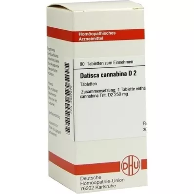 DATISCA cannabina D 2 tabletter, 80 st