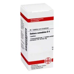 DATISCA cannabina D 4 tabletter, 80 st