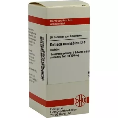 DATISCA cannabina D 4 tabletter, 80 st
