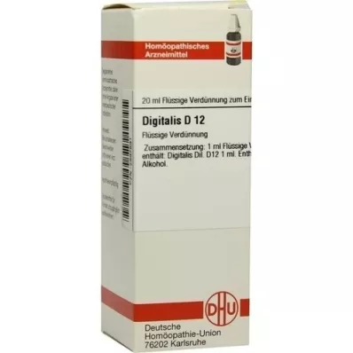 DIGITALIS D 12 Utspädning, 20 ml