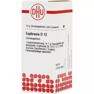EUPHRASIA D 12 kulor, 10 g