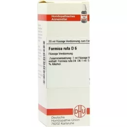 FORMICA RUFA D 6 Utspädning, 20 ml