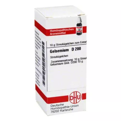 GELSEMIUM D 200 globuli, 10 g GELSEMIUM D 200 globuli, 10 g