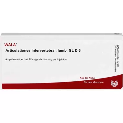 ARTICULATIONES intervertebral.lumb.GL D 6 ampuller, 10X1 ml ARTICULATIONES intervertebral.lumb.GL D 6 ampuller, 10X1 ml