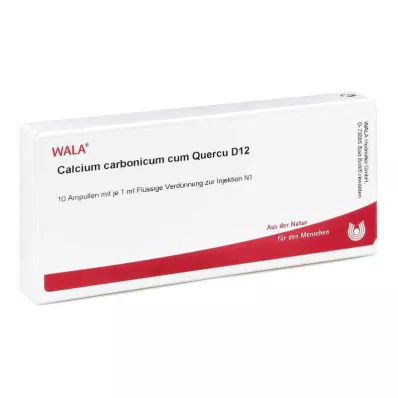 CALCIUM CARBONICUM CUM quercus D 12 ampuller, 10X1 ml CALCIUM CARBONICUM CUM quercus D 12 ampuller, 10X1 ml