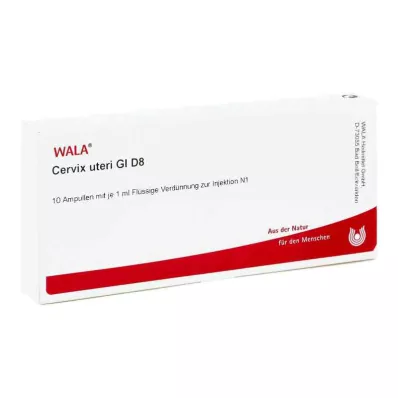 CERVIX uteri GL D 8 ampuller, 10X1 ml CERVIX uteri GL D 8 ampuller, 10X1 ml