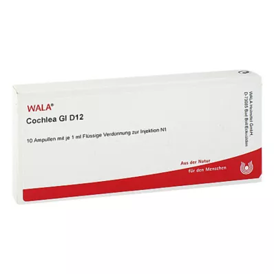COCHLEA GL D 12 Ampuller, 10X1 ml COCHLEA GL D 12 Ampuller, 10X1 ml