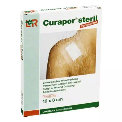 CURAPOR Sårförband sterilt transparent 8x10 cm, 5 st
