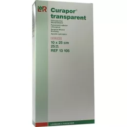 CURAPOR Sårförband sterilt transparent 10x25 cm, 25 st