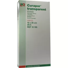 CURAPOR Sårförband sterilt transparent 10x25 cm, 25 st