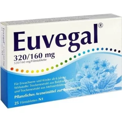 EUVEGAL 320 mg/160 mg filmdragerade tabletter, 25 st