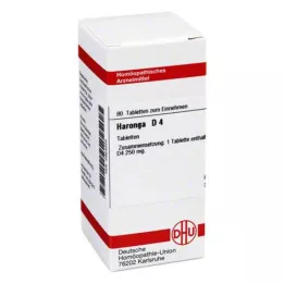 HARONGA D 4 tabletter, 80 pc