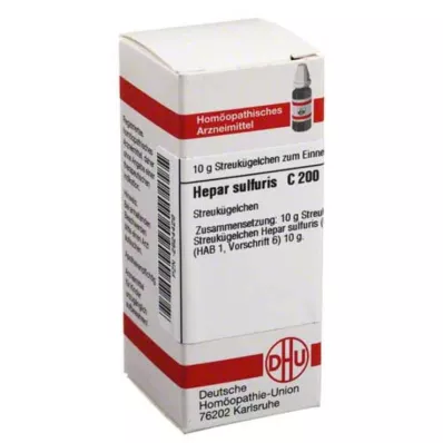 HEPAR SULFURIS C 200 globuli, 10 g HEPAR SULFURIS C 200 globuli, 10 g