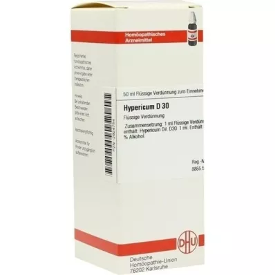 HYPERICUM D 30 Utspädning, 50 ml