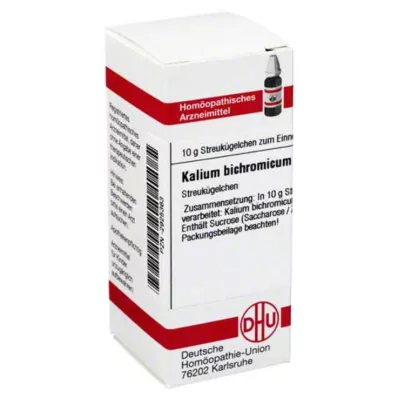 KALIUM BICHROMICUM C 30 globuli, 10 g