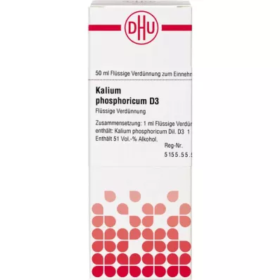 KALIUM PHOSPHORICUM D 3 Utspädning, 50 ml