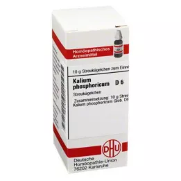 KALIUM PHOSPHORICUM D 6 kulor, 10 g