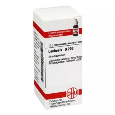 LACHESIS D 200 globuli, 10 g LACHESIS D 200 globuli, 10 g