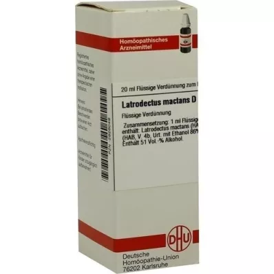 LATRODECTUS mactans D 12 Utspädning, 20 ml