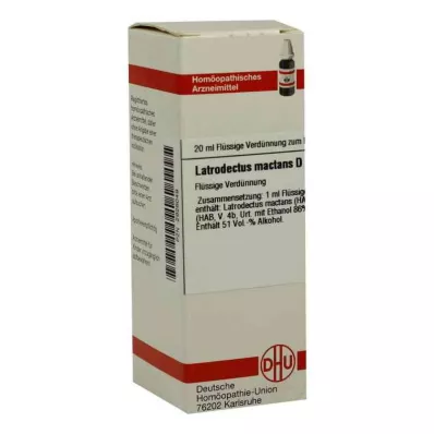 LATRODECTUS mactans D 12 Utspädning, 20 ml LATRODECTUS mactans D 12 Utspädning, 20 ml