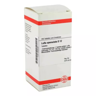 LUFFA OPERCULATA D 12 tabletter, 200 st