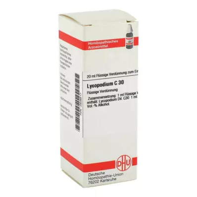 LYCOPODIUM C 30 utspädning, 20 ml LYCOPODIUM C 30 utspädning, 20 ml