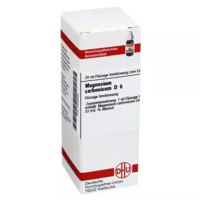 MAGNESIUM CARBONICUM D 6 Utspädning, 20 ml