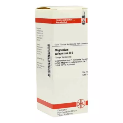 MAGNESIUM CARBONICUM D 6 Utspädning, 50 ml