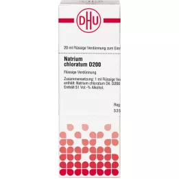 NATRIUM CHLORATUM D 200 utspädning, 20 ml