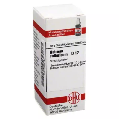 NATRIUM SULFURICUM D 12 kulor, 10 g