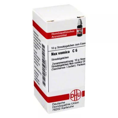 NUX VOMICA C 6 globuli, 10 g NUX VOMICA C 6 globuli, 10 g