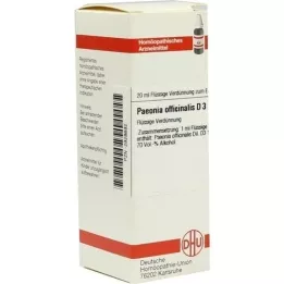 PAEONIA OFFICINALIS D 3 utspädning, 20 ml