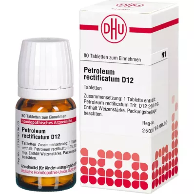 PETROLEUM RECTIFICATUM D 12 tabletter, 80 st