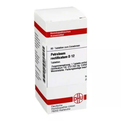 PETROLEUM RECTIFICATUM D 12 tabletter, 80 st