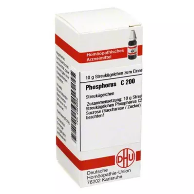 PHOSPHORUS C 200 globuli, 10 g